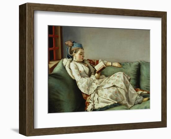 Maria Adelaide Reading-Jean-Etienne Liotard-Framed Giclee Print