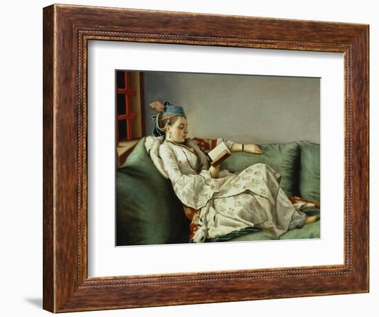 Maria Adelaide Reading-Jean-Etienne Liotard-Framed Giclee Print