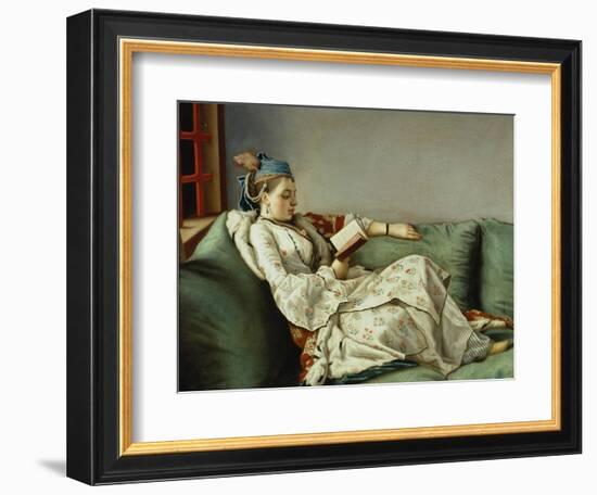 Maria Adelaide Reading-Jean-Etienne Liotard-Framed Giclee Print