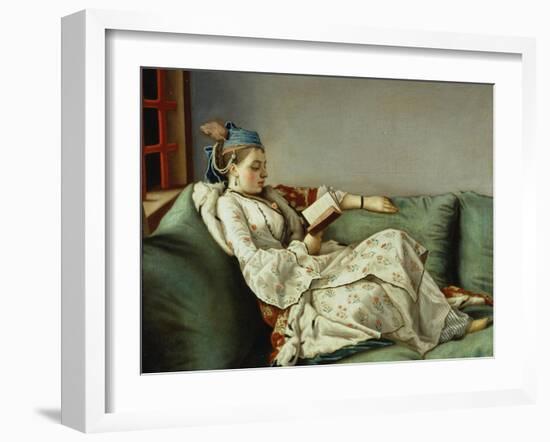 Maria Adelaide Reading-Jean-Etienne Liotard-Framed Giclee Print