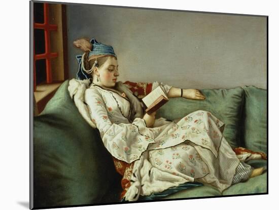 Maria Adelaide Reading-Jean-Etienne Liotard-Mounted Giclee Print