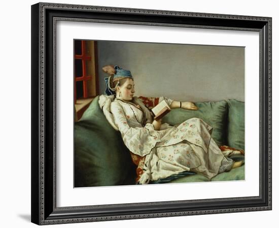 Maria Adelaide Reading-Jean-Etienne Liotard-Framed Giclee Print