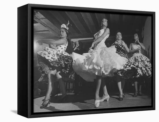 Maria Albaicin with Gypsy Dancers-Loomis Dean-Framed Premier Image Canvas