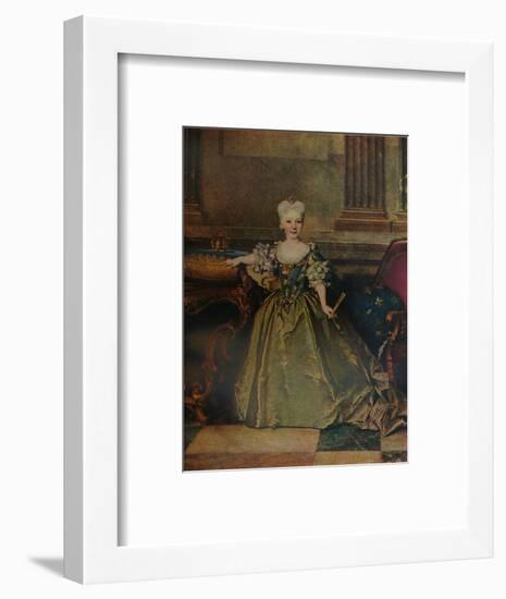 'Maria Ana Victoria de Borbon y Farnesio', 1724 (c1927)-Nicolas De Largilliere-Framed Giclee Print