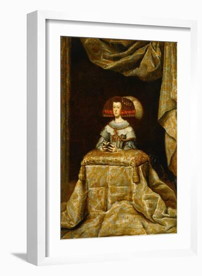 Maria Anna of Austria (1634-1696), Second Spouse of Philip IV, Praying-Diego Velazquez-Framed Giclee Print