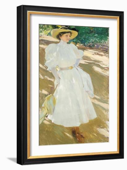 Maria at La Granja, 1907-Joaquin Sorolla y Bastida-Framed Giclee Print
