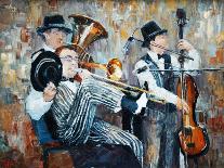 Oil Painting, the Orchestra Plays-Maria Bo-Art Print