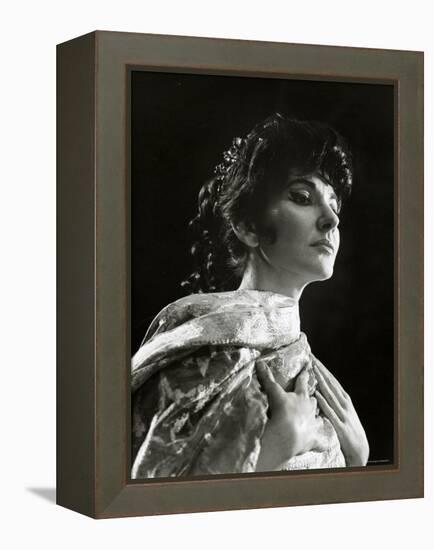 Maria Callas as Floria in Tosca, the Most Renowned Opera Singer of the 1950s-Houston Rogers-Framed Premier Image Canvas