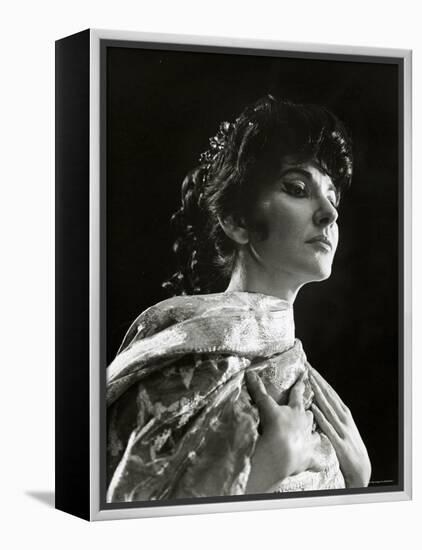 Maria Callas as Floria in Tosca, the Most Renowned Opera Singer of the 1950s-Houston Rogers-Framed Premier Image Canvas