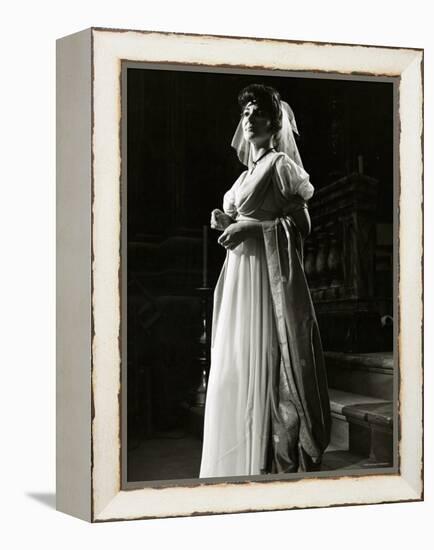 Maria Callas as Floria in Tosca, the Most Renowned Opera Singer of the 1950s-Houston Rogers-Framed Premier Image Canvas