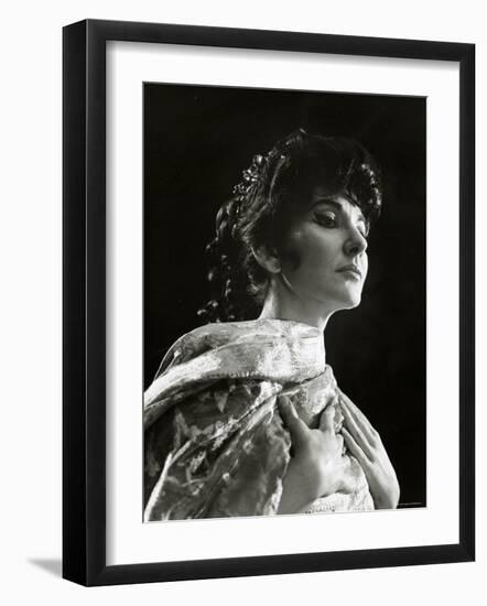 Maria Callas as Floria in Tosca, the Most Renowned Opera Singer of the 1950s-Houston Rogers-Framed Photographic Print