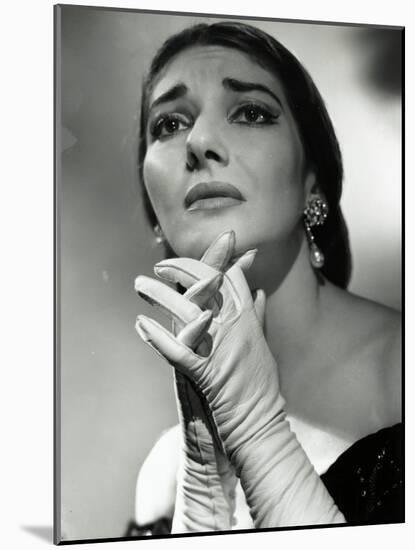 Maria Callas as Floria in Tosca, the Most Renowned Opera Singer of the 1950s-Houston Rogers-Mounted Photographic Print