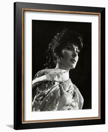 Maria Callas as Floria in Tosca, the Most Renowned Opera Singer of the 1950s-Houston Rogers-Framed Photographic Print