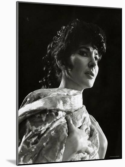 Maria Callas as Floria in Tosca, the Most Renowned Opera Singer of the 1950s-Houston Rogers-Mounted Photographic Print