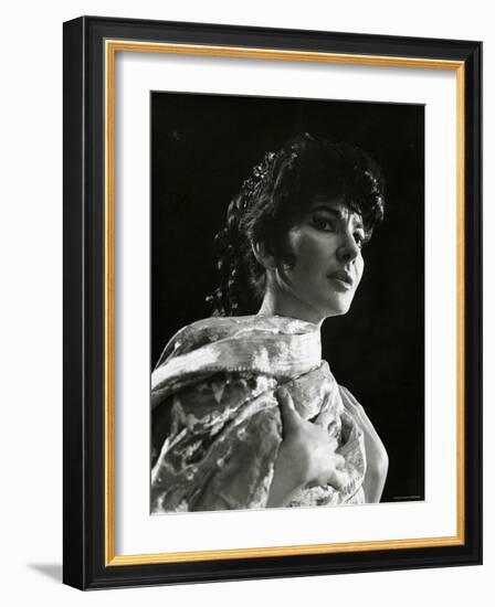 Maria Callas as Floria in Tosca, the Most Renowned Opera Singer of the 1950s-Houston Rogers-Framed Photographic Print