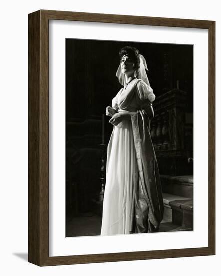 Maria Callas as Floria in Tosca, the Most Renowned Opera Singer of the 1950s-Houston Rogers-Framed Photographic Print