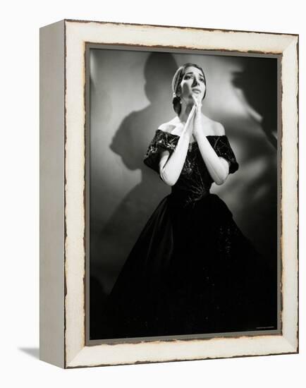 Maria Callas as Violetta in La Traviata-Houston Rogers-Framed Premier Image Canvas