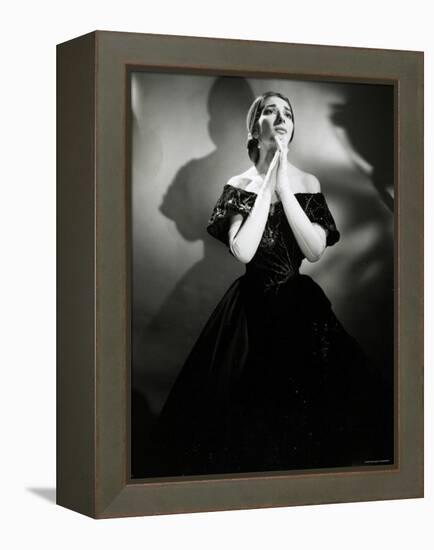 Maria Callas as Violetta in La Traviata-Houston Rogers-Framed Premier Image Canvas