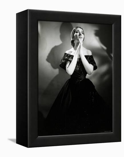 Maria Callas as Violetta in La Traviata-Houston Rogers-Framed Premier Image Canvas