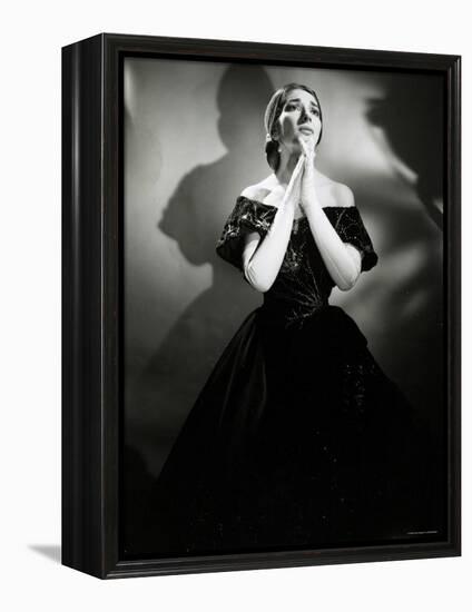 Maria Callas as Violetta in La Traviata-Houston Rogers-Framed Premier Image Canvas