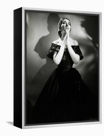 Maria Callas as Violetta in La Traviata-Houston Rogers-Framed Premier Image Canvas