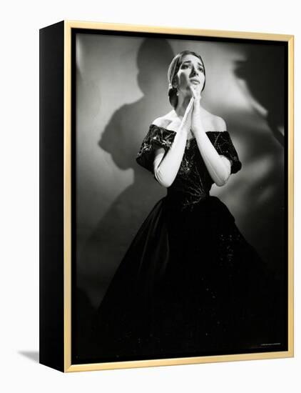 Maria Callas as Violetta in La Traviata-Houston Rogers-Framed Premier Image Canvas