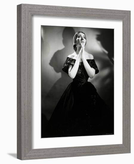 Maria Callas as Violetta in La Traviata-Houston Rogers-Framed Premium Photographic Print