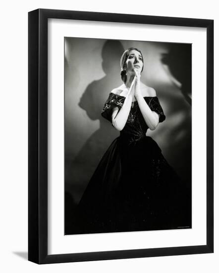 Maria Callas as Violetta in La Traviata-Houston Rogers-Framed Premium Photographic Print