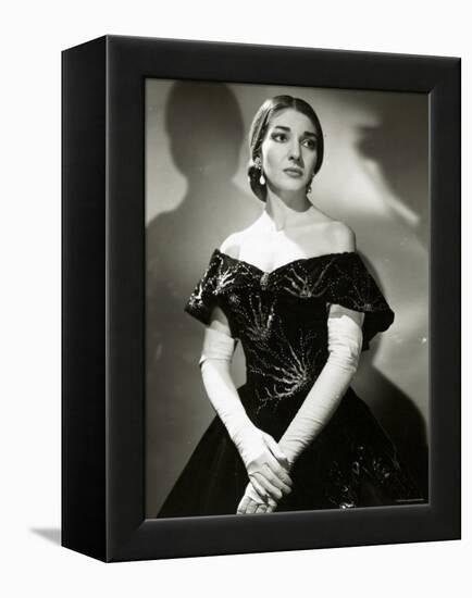 Maria Callas as Violetta in La Traviata-Houston Rogers-Framed Premier Image Canvas