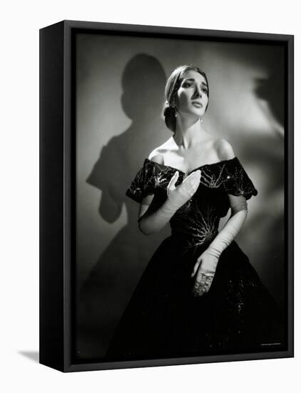 Maria Callas as Violetta in La Traviata-Houston Rogers-Framed Premier Image Canvas