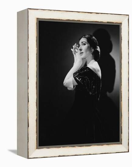 Maria Callas as Violetta in La Traviata-Houston Rogers-Framed Premier Image Canvas