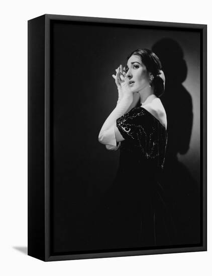 Maria Callas as Violetta in La Traviata-Houston Rogers-Framed Premier Image Canvas