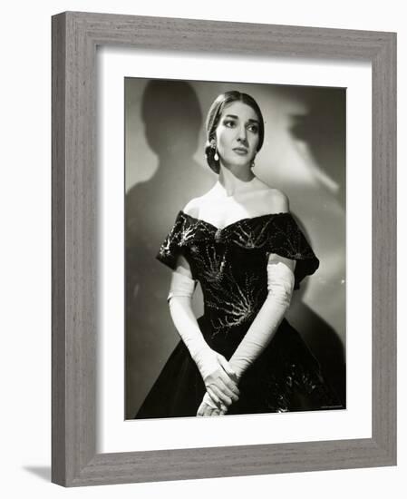 Maria Callas as Violetta in La Traviata-Houston Rogers-Framed Photographic Print