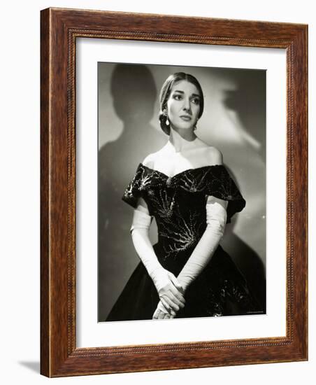 Maria Callas as Violetta in La Traviata-Houston Rogers-Framed Photographic Print