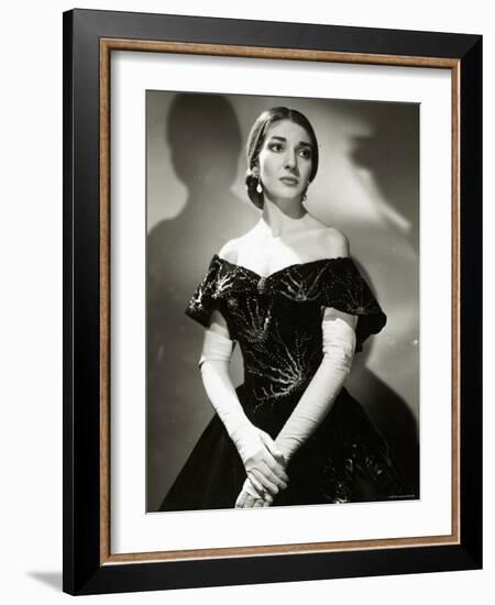 Maria Callas as Violetta in La Traviata-Houston Rogers-Framed Photographic Print