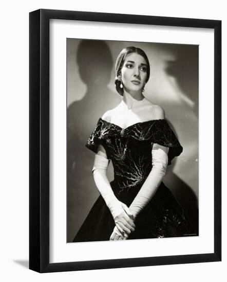 Maria Callas as Violetta in La Traviata-Houston Rogers-Framed Photographic Print