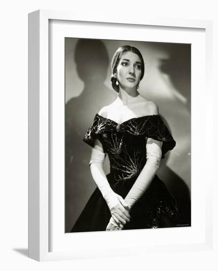 Maria Callas as Violetta in La Traviata-Houston Rogers-Framed Photographic Print