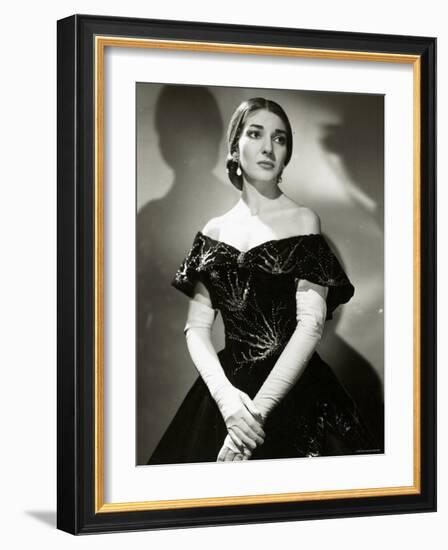 Maria Callas as Violetta in La Traviata-Houston Rogers-Framed Photographic Print