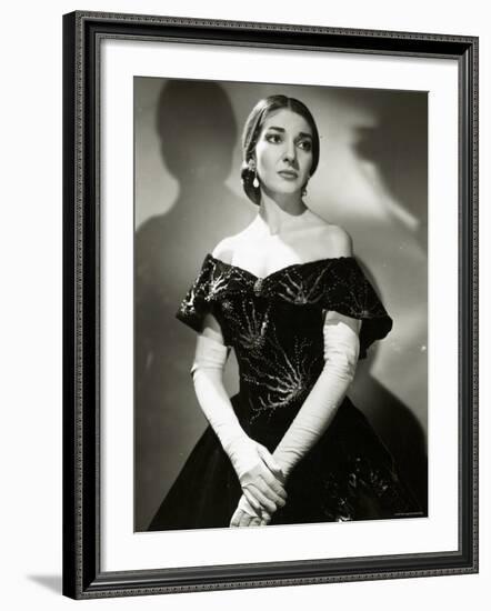 Maria Callas as Violetta in La Traviata-Houston Rogers-Framed Photographic Print