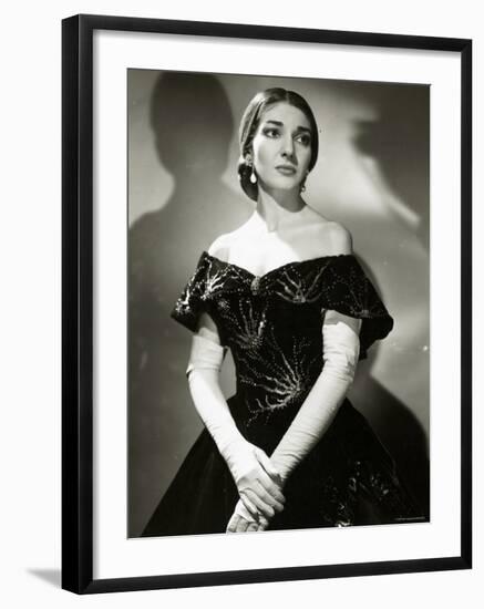 Maria Callas as Violetta in La Traviata-Houston Rogers-Framed Photographic Print