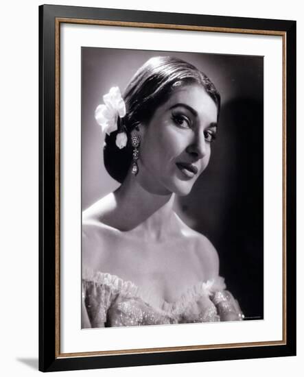 Maria Callas as Violetta in La Traviata-Houston Rogers-Framed Photographic Print