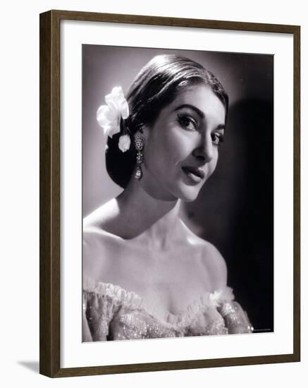 Maria Callas as Violetta in La Traviata-Houston Rogers-Framed Photographic Print