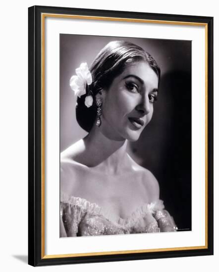 Maria Callas as Violetta in La Traviata-Houston Rogers-Framed Photographic Print