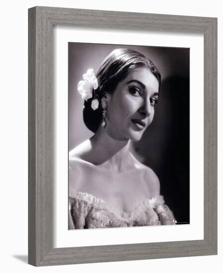 Maria Callas as Violetta in La Traviata-Houston Rogers-Framed Photographic Print