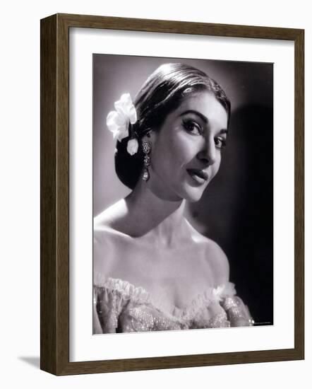 Maria Callas as Violetta in La Traviata-Houston Rogers-Framed Photographic Print