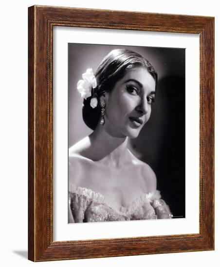 Maria Callas as Violetta in La Traviata-Houston Rogers-Framed Photographic Print