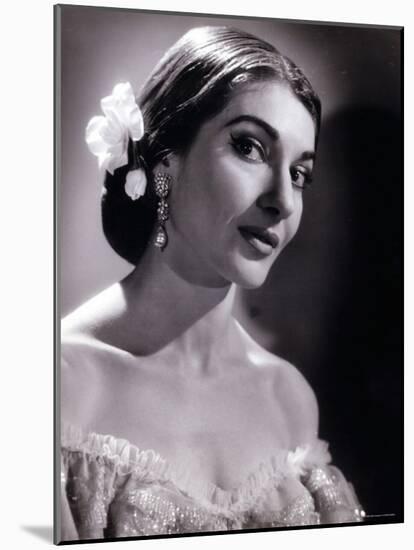 Maria Callas as Violetta in La Traviata-Houston Rogers-Mounted Photographic Print