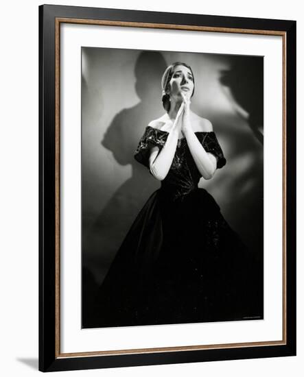 Maria Callas as Violetta in La Traviata-Houston Rogers-Framed Photographic Print