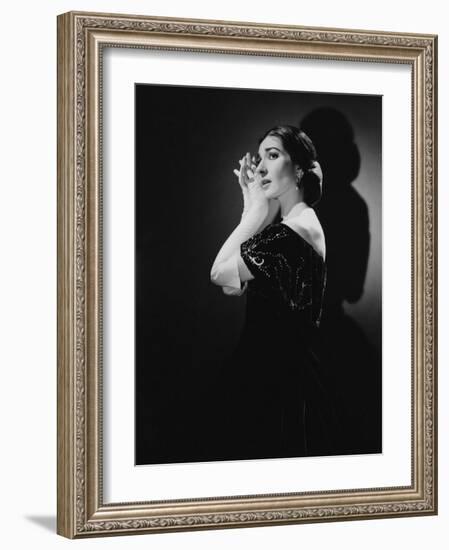 Maria Callas as Violetta in La Traviata-Houston Rogers-Framed Photographic Print