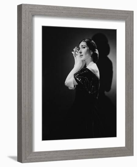 Maria Callas as Violetta in La Traviata-Houston Rogers-Framed Photographic Print